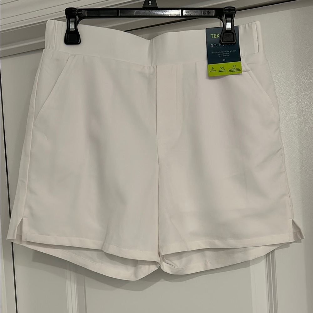 Tek Gear High Waist White Athletic Shorts